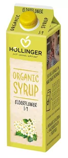 Hollinger SYROP O SMAKU KWIATÓW CZARNEGO BZU BIO 1 L - BP-9120008998787 - Syropy i koncentraty owocowe - miniaturka - grafika 1