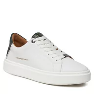Półbuty męskie - Sneakersy Alexander Smith London LDM9010WDG White/Dark Green - miniaturka - grafika 1