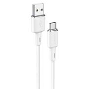 Kable USB - Acefast kabel USB - USB Typ C 1,2m, 3A biały (C2-04 white) C2-04-A-C white - miniaturka - grafika 1