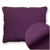 Poszewki na poduszki - Poszewka Bawełna 70 x 80 Jednolita Ola Śliwka Fiolet - miniaturka - grafika 1