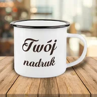 Kubki - Kubek metalowy, emaliowany 340 ml z Twoim nadrukiem - miniaturka - grafika 1