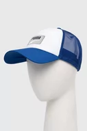 Czapki męskie - Puma czapka z daszkiem kolor niebieski wzorzysta 24033 - miniaturka - grafika 1
