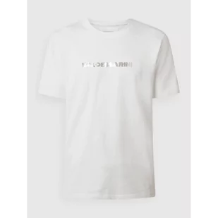 T-shirt z nadrukiem z logo - Baldessarini - Koszulki męskie - miniaturka - grafika 1