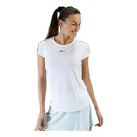 Koszulki i topy damskie - Nike koszulka damska W Nkct Dry Top White/Black/Black/Black XS - miniaturka - grafika 1