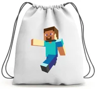 Torby szkolne - PLECAK WOREK MINECRAFT SZKOLNY NA BUTY WF - miniaturka - grafika 1