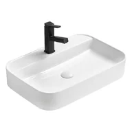 Umywalki - Mexen Sofia umywalka nablatowa 60 x 40 cm, biała - 22156000 - miniaturka - grafika 1