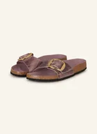 Klapki i japonki damskie - Birkenstock Klapki Madrid Big Buckle Leoi lila - miniaturka - grafika 1