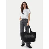 Torebki damskie - Torebka KARL LAGERFELD B1W50087 Czarny - miniaturka - grafika 1