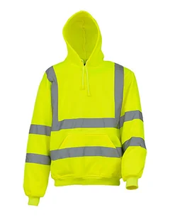 YOKO Męska bluza z kapturem HVK05 Żółty Hi-Vis Żółty S - Bluzy męskie - miniaturka - grafika 1