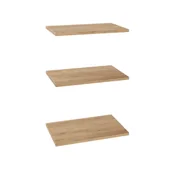 Meble modułowe i akcesoria - Półka prosta do korpusu 50 cm głębokość 35.6 cm dąb craft 3 szt. - miniaturka - grafika 1
