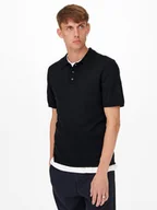 Koszulki męskie - Only & Sons Polo Wyler 22022219 Granatowy Regular Fit - miniaturka - grafika 1