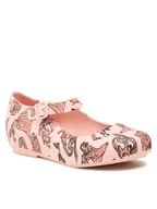 Buty dla dziewczynek - Melissa Półbuty Mini Dora + Disney Princess 33501 Różowy - miniaturka - grafika 1