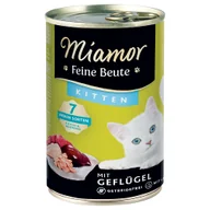 Mokra karma dla kotów - Miamor Feine Beute Kitten, 12 x 400 g, Drób, karma mokra dla kociąt|  i zwrot do 14dni Gratis - miniaturka - grafika 1