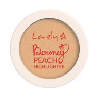 Rozświetlacze do twarzy i ciała - LOVELY Bouncy Peach Highlighter rozświetlacz do twarzy 3,6g - miniaturka - grafika 1
