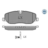 Klocki hamulcowe - Klocki hamulcowe - komplet MEYLE 025 241 9118/PD - miniaturka - grafika 1
