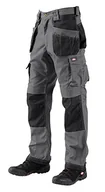 Spodnie męskie - Lee Cooper Męskie spodnie Cargo Trouser, szare/czarne, W30/L29 - miniaturka - grafika 1