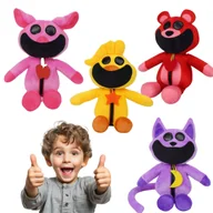 Maskotki i pluszaki - Zestaw Maskotek 4 szt Smiling Critters Cartoon PLUSZAK MONSTER GAME 25cm - miniaturka - grafika 1
