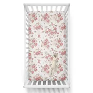 Prześcieradła dla dzieci - Prześcieradło do łóżeczka 60x120 Peony, BabySteps - miniaturka - grafika 1