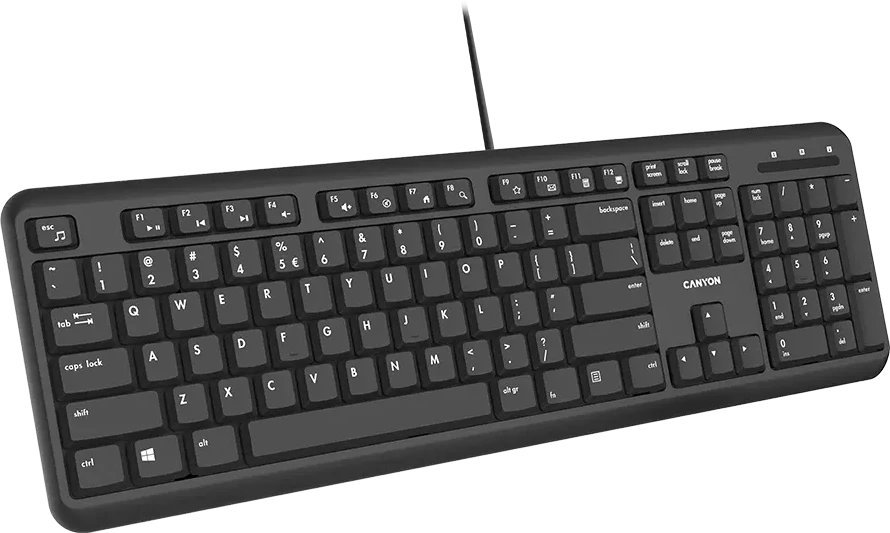 CANYON HKB-20 EN Velvet Przewodowa Czarna