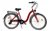 Rowery - Dallas Bike Składak Alu 7Spd 26 cali Czerwony - miniaturka - grafika 1