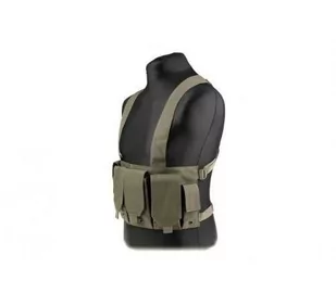 Kamizelka taktyczna typu Chest Rig - oliwkowa (GFT-18-007964) G GFT-18-007964 - Odzież taktyczna i umundurowanie - miniaturka - grafika 1