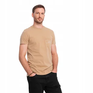 Bawełniany męski t-shirt koszulka z nadrukiem piaskowy V6 OM-TSCT-0108 L - Koszulki męskie - miniaturka - grafika 1