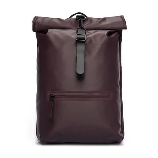 Plecak Rains Rolltop 13320 Bordowy - Plecaki - miniaturka - grafika 1