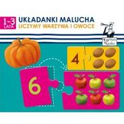 Puzzle - Edgard układanki malucha, Liczymy warzywa i owoce - miniaturka - grafika 1