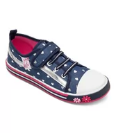 Buty dla dziewczynek - Trampki dziecięce Lano FG15, granatowe, rozmiar 34 - miniaturka - grafika 1