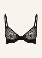 Biustonosze - Calvin Klein Biustonosz Usztywniany Sheer Marquisette schwarz - miniaturka - grafika 1