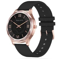 Smartwatch - PACIFIC 27-9 - CIŚNIENIOMIERZ (sy022g) Czarno-złoty - miniaturka - grafika 1