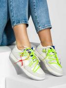 Moda i Uroda OUTLET - Seledynowe buty damskie sneakersy Denley SN1002 - miniaturka - grafika 1