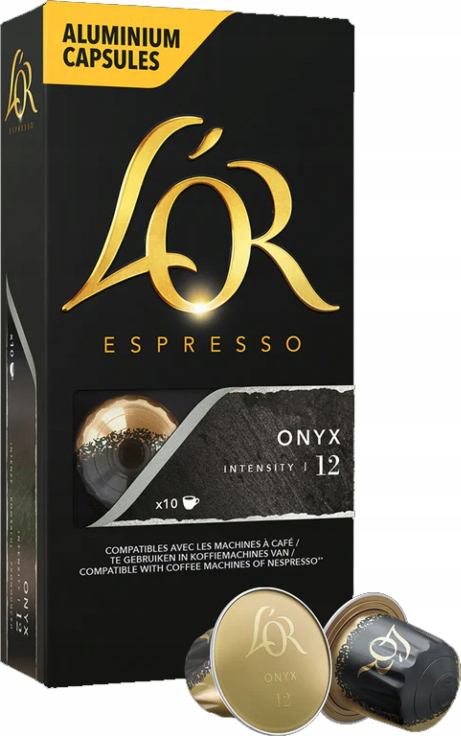 Kapsułki do Nespresso Jacobs L'or Espresso Onyx 10 sztuk