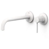 Baterie umywalkowe - Element naścienny do podtynkowego korpusu baterii umywalkowej Tres Study biały mat 26230022BM - miniaturka - grafika 1