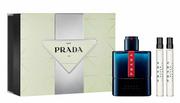 Zestawy perfum damskich - Zestaw kosmetyków Prada Luna Rossa Ocean Woda toaletowa 100 ml + 2 x 10 ml (3614274111965) - miniaturka - grafika 1