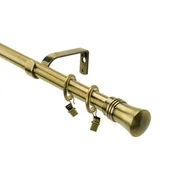 Karnisze - Karnisz Zenit pojedynczy 19 mm 160 cm złoty - miniaturka - grafika 1