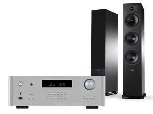 Rotel RA-1572 MkII (srebrny) + Tesi 6 (czarny) - Zestawy stereo - miniaturka - grafika 1