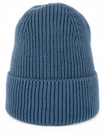 Czapki damskie - Bawełniana wywijana czapka Virrat drobno pleciona unisex cz23307-1 - miniaturka - grafika 1