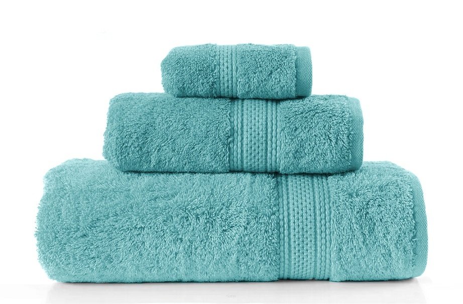 Ręcznik z bawełny egipskiej, gruby 600 g/m² Bawełna egipska 70x140cm Aqua mare