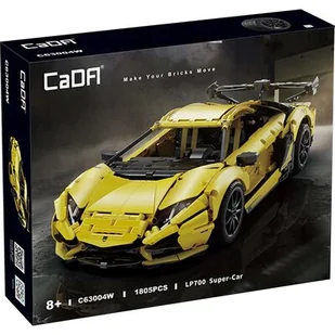 Klocki CaDA duże auto sportowe 49 cm samochód LP700 Sports Car 1805 elementów - Klocki - miniaturka - grafika 1
