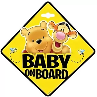 Seven Polska Tabliczka baby on board kubuś AMI-S9625 - Akcesoria motoryzacyjne - miniaturka - grafika 1