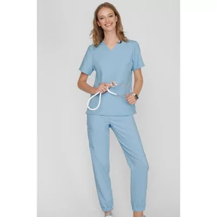 Bluza Medyczna Emily Dream Blue Rozmiar: S - Odzież medyczna - miniaturka - grafika 4