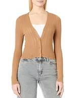 Swetry damskie - ONLY Women's ONLDEE L/S kardigan z dekoltem w serek CC KNT kurtka z dzianiny, Toasted Coconut, XS - miniaturka - grafika 1