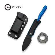 Noże - Nóż na szyję Civivi Baby Banter Fixed Black/Blue G10, Black Stonewashed Nitro-V by Ben Petersen (C23045-1) - miniaturka - grafika 1