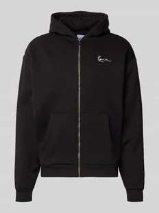 Bluza rozpinana z wyhaftowanym logo - Bluzy męskie - miniaturka - grafika 1