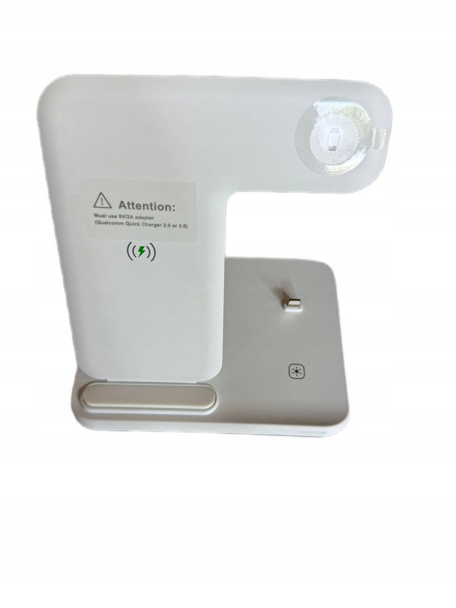 Ładowarka indukcyjna biała 15 W stacja dokująca