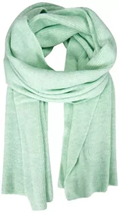 VERO MODA Vmlefile Long Rib Scarf Noos szalik damski, Mist Green/Szczegóły: Melange, jeden rozmiar - Apaszki i szaliki damskie - miniaturka - grafika 1
