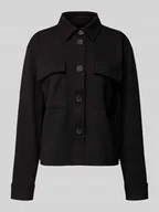 Kurtki damskie - Żakiet o kroju regular fit z kieszeniami na piersi - miniaturka - grafika 1