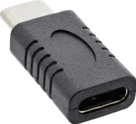 Adaptery i przejściówki - Adapter USB InLine USB-C - USB-C Czarny 35802A - miniaturka - grafika 1