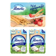 Sery - Almette Puszysty serek twarogowy śmietankowy 120 g (4 x 30 g) - miniaturka - grafika 1